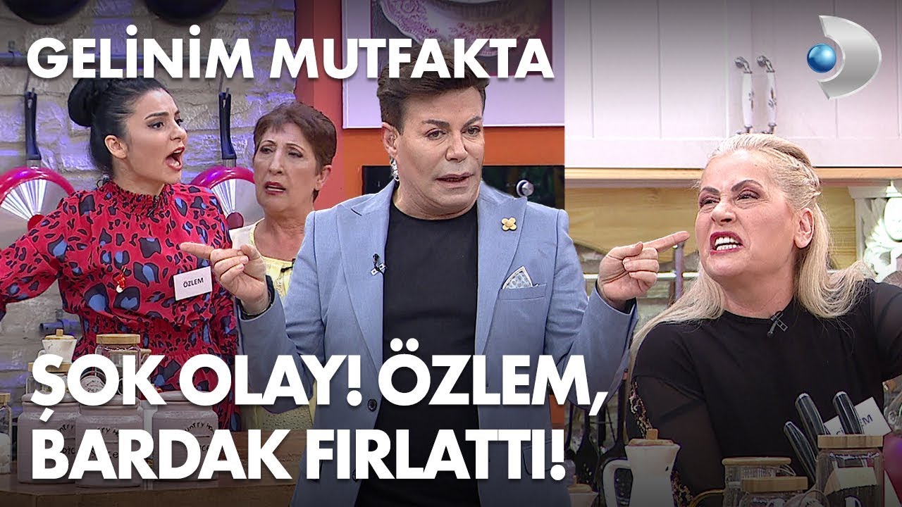 Şok! Özlem, Çiğdem Hanıma bardak fırlattı! Gelinim Mutfakta 473. Bölüm