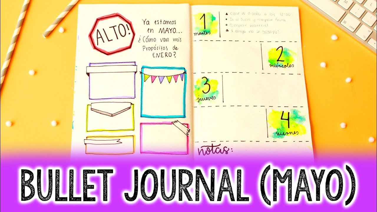 BULLET JOURNAL Parte 5 (Mayo) ✄ Barbs Arenas Art!