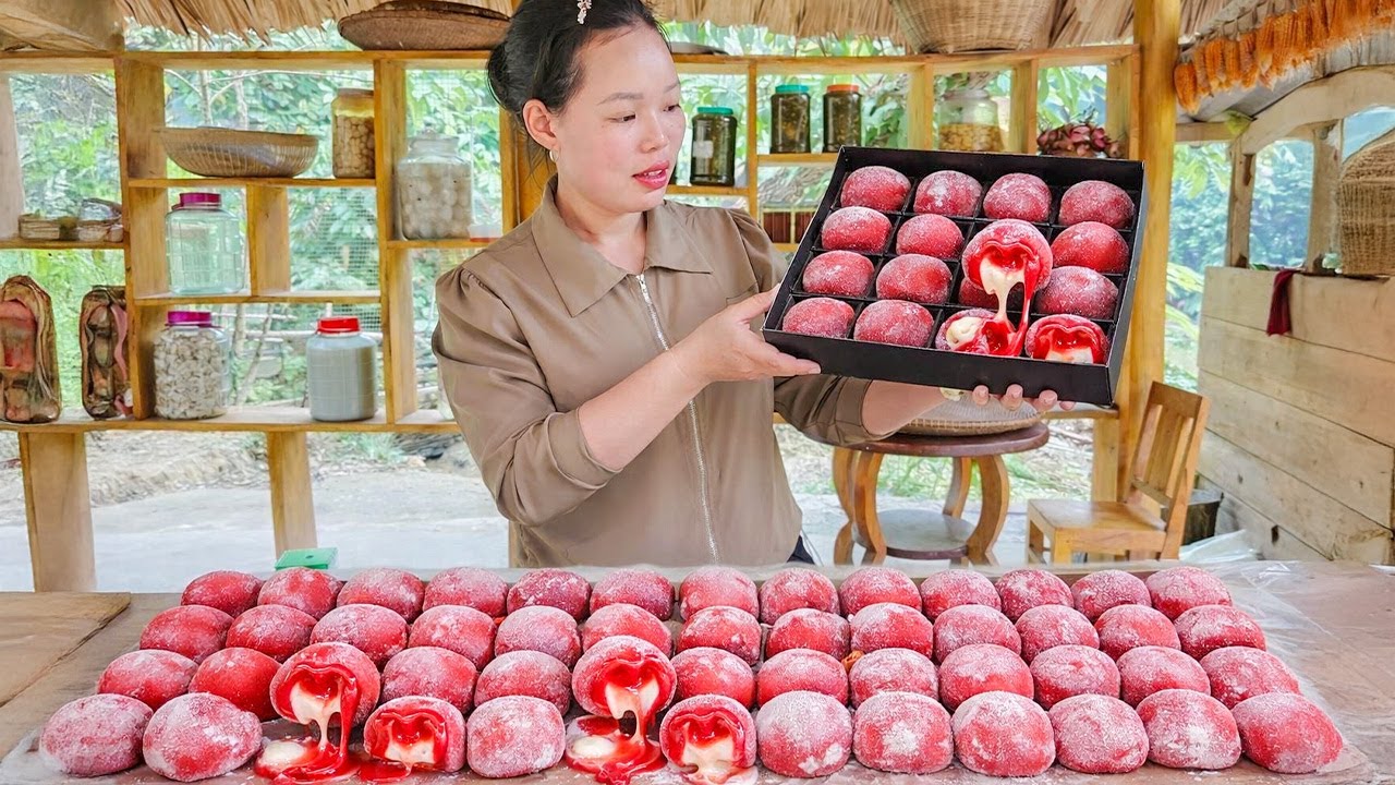 How to Make Red Chocolate Mochi to Sell for Valentine's Day 2026 - Daily Life | Trieu Mai Huong