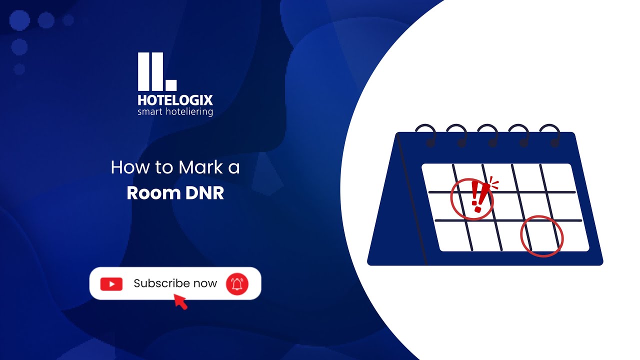 Control Room Availability with DNR | Hotelogix Room Management