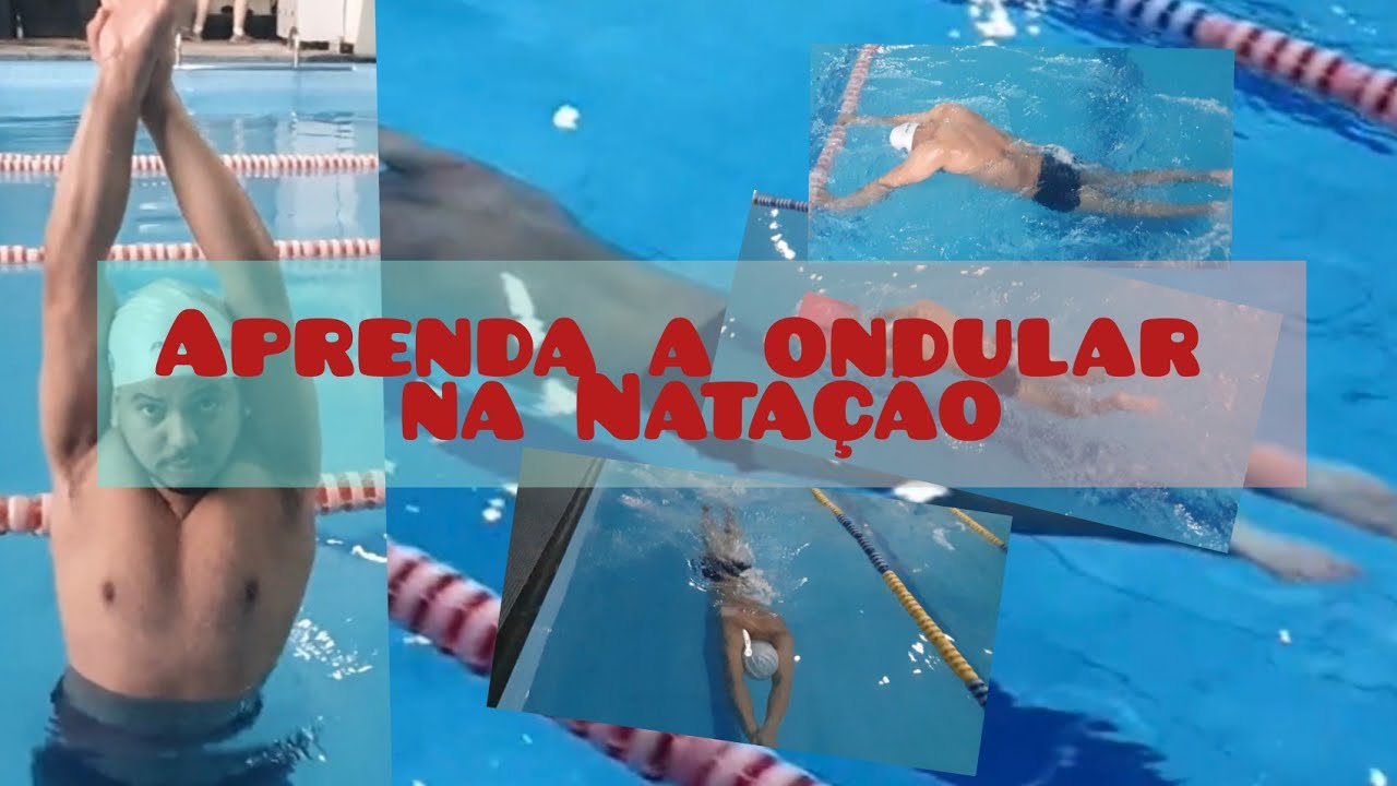Primeiros passos para aprender a ondulação na natação.
