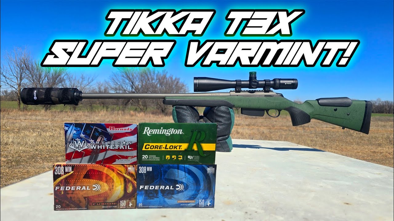 На стрельбище: Tikka T3X Super Varmint!