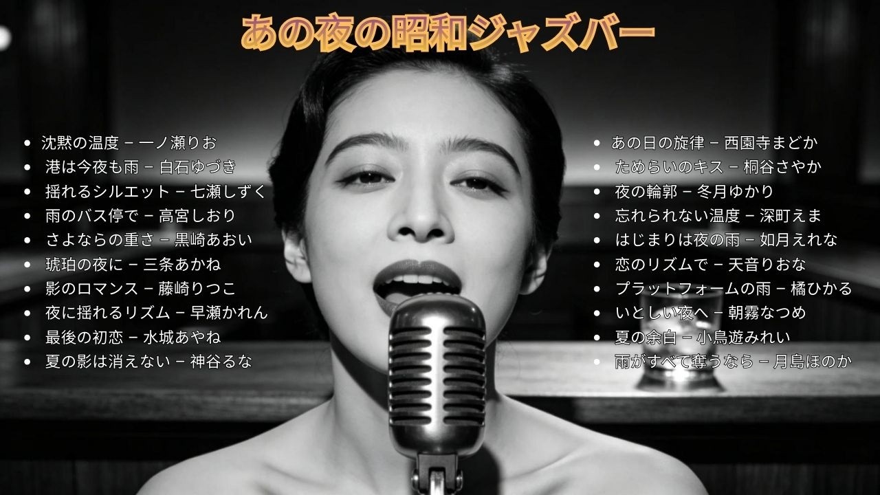日本のラブソング 70年代〜90年代 🎷 極上ジャズカバー