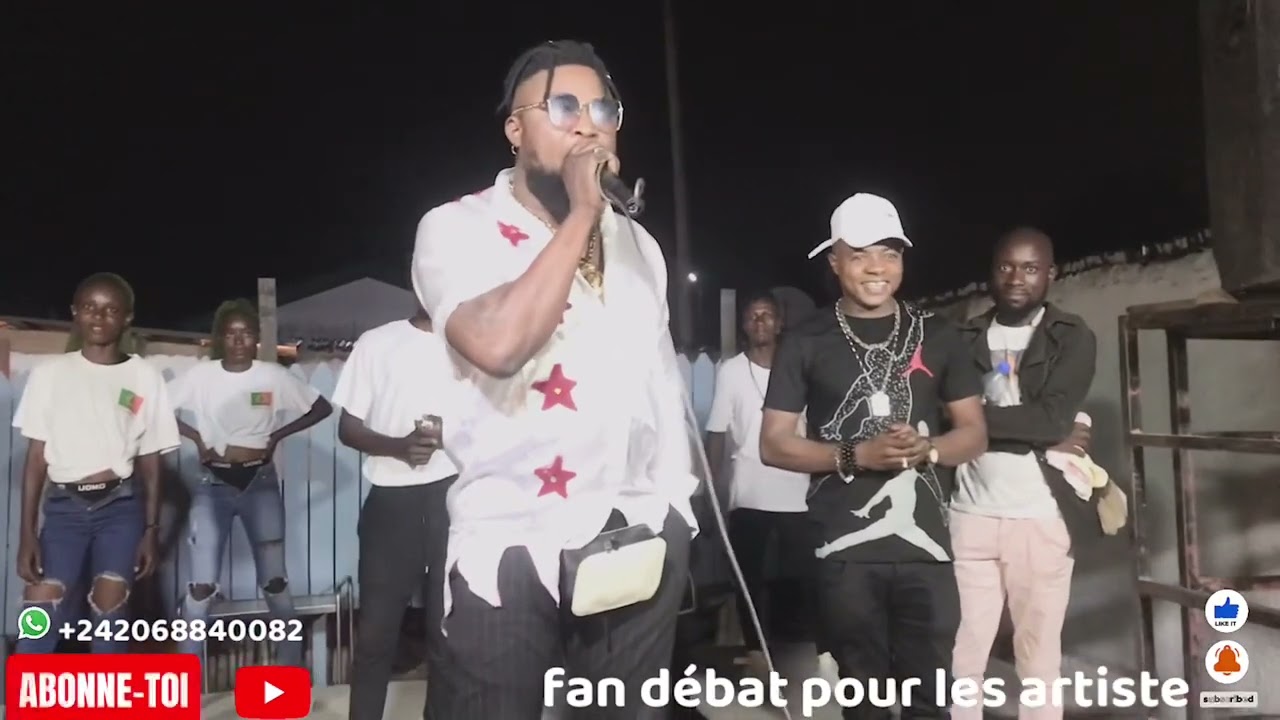 Nzete Oussama de passage au concert de l’artiste Likala Moto