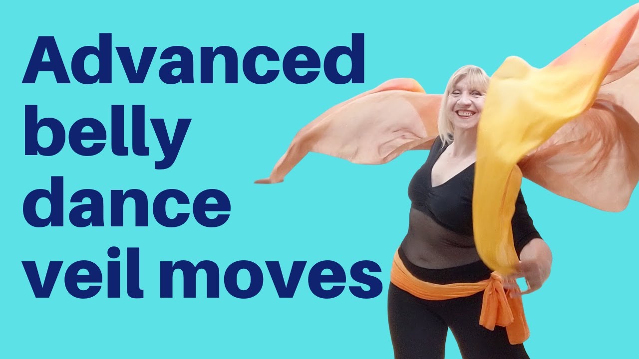Advanced belly dance veil tricks - the veil toss. Bellydance veil tutorial