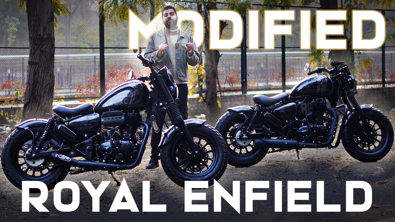 LOW BUDGET ROYAL ENFIELD MODIFICATIONS BY NEEV MOTORCYCLES