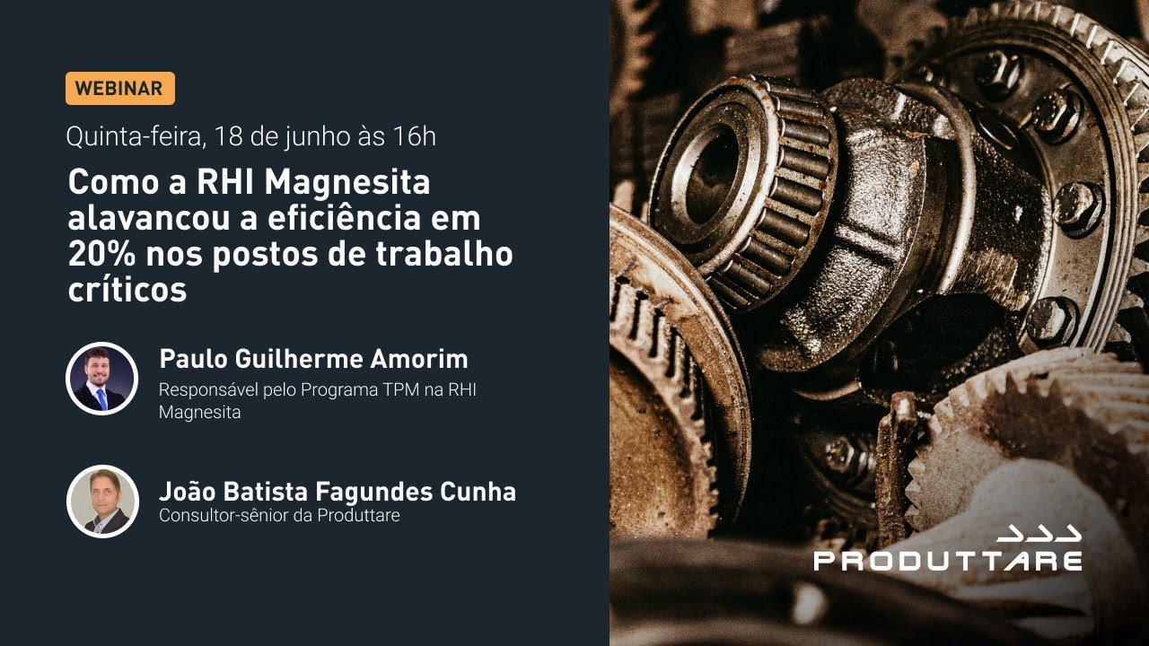 Webinar: Como a RHI Magnesita alavancou a eficiência em 20% nos postos de trabalho críticos