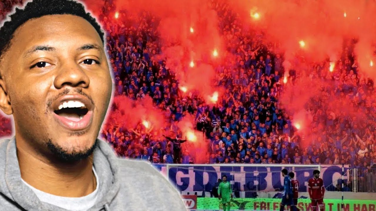 AMERICAN REACTS TO 1 FC MAGDEBURG ULTRAS