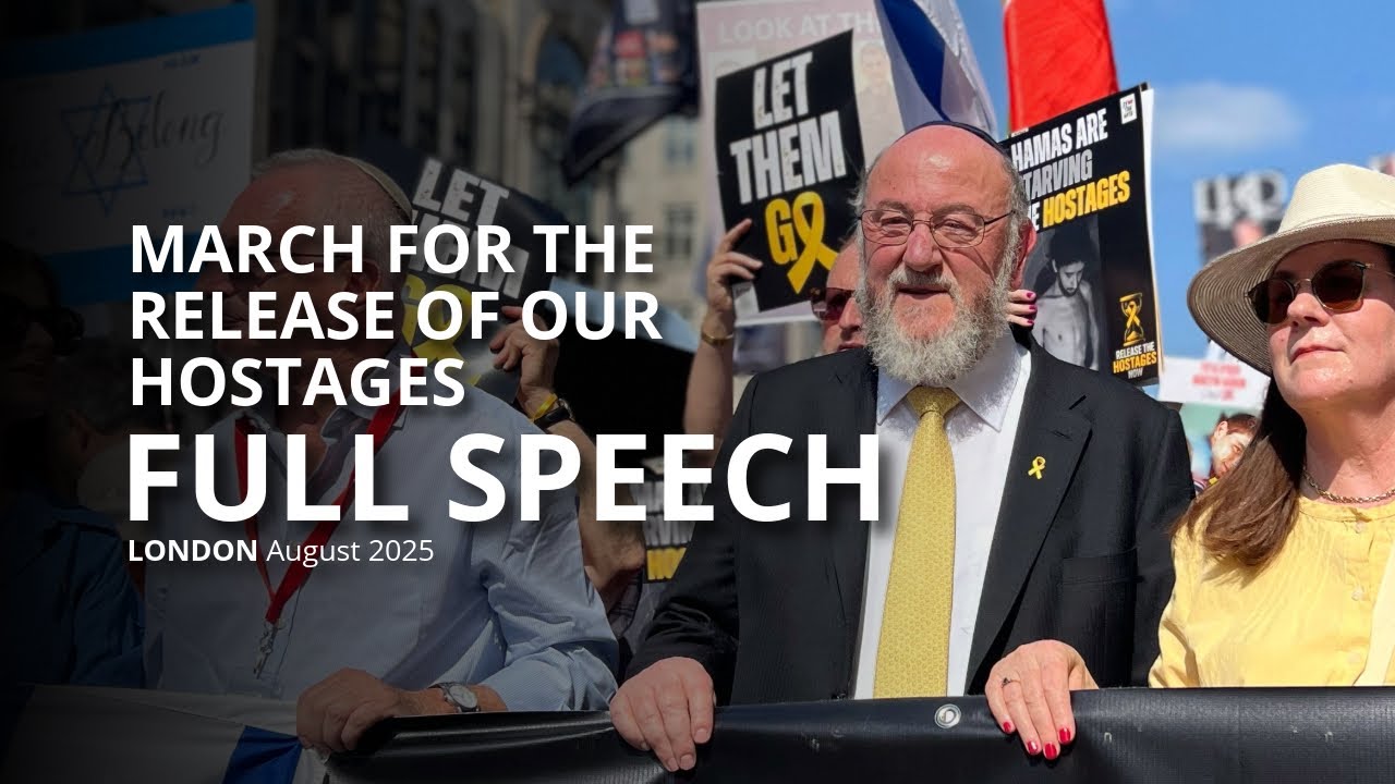 Rally for the Release of the Hostages | FULL SPEECH | August 2025