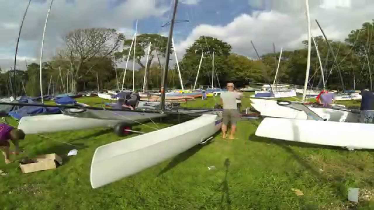 Nacra Carbon 20 FCS Rigging and Sailing