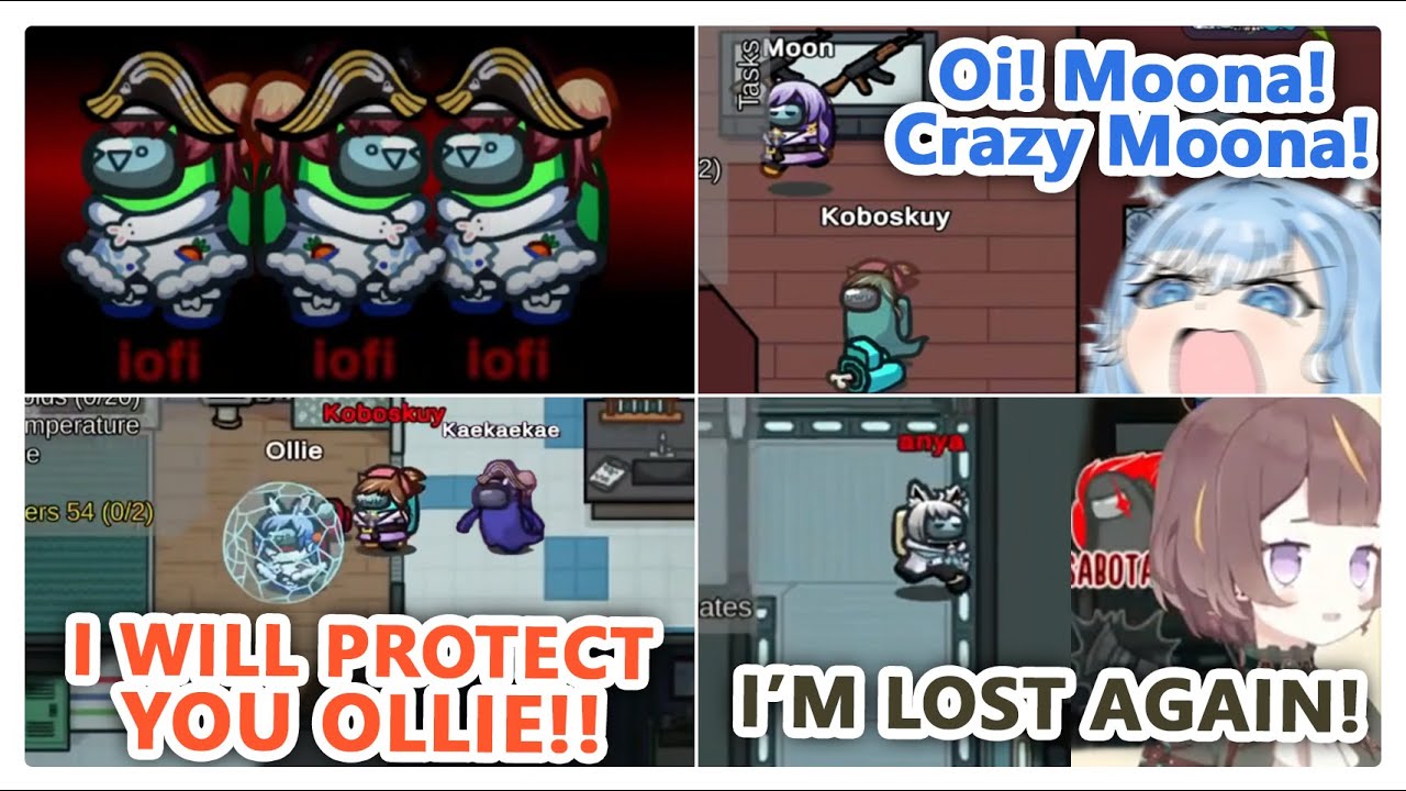 [ALL POV] HOLO ID AMONG US COLLAB #2 (Iofi 3x be Imposter, Kobo Rage, Kaela protect Ollie)