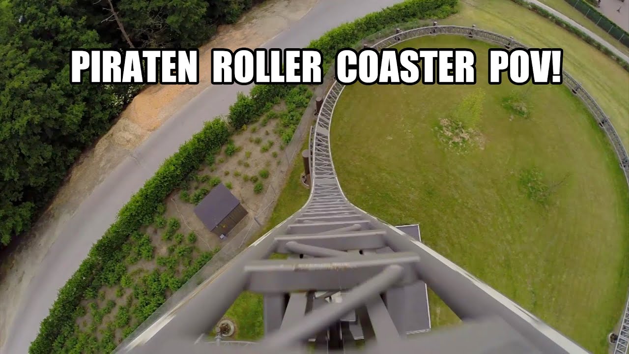 Freaking AWESOME Piraten Roller Coaster POV at Djurs Sommerland in Denmark