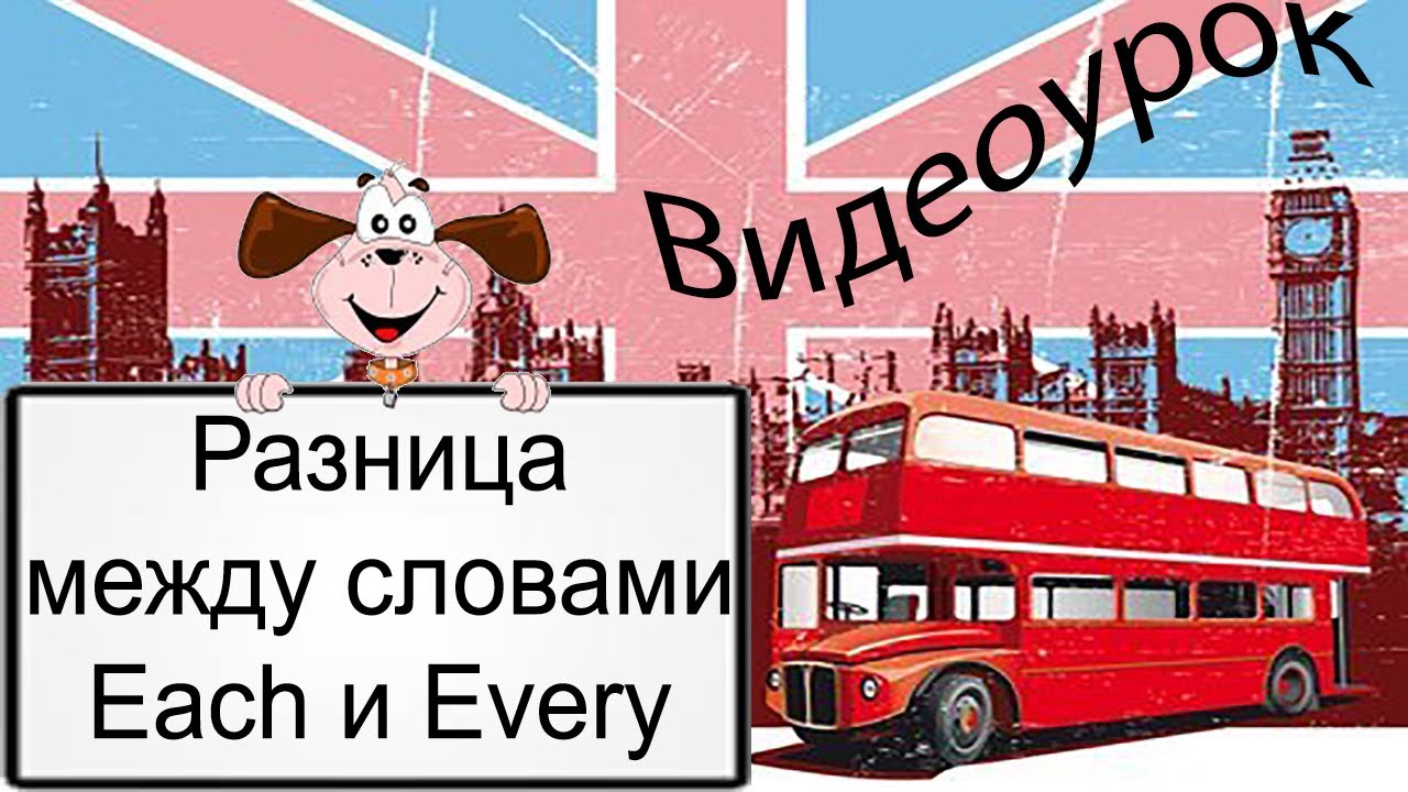 Видеоурок по английскому языку: Разница между словами Each и Every