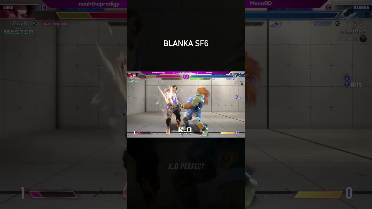 BLANKA CRAZY MIX UP  SF6                                      #sf6 #streetfighter #combos #menard