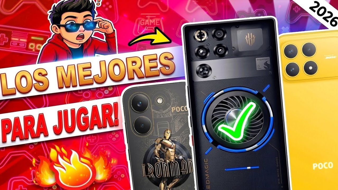 Top MEJORES Celulares CALIDAD PRECIO para Juegos 2026 🔥