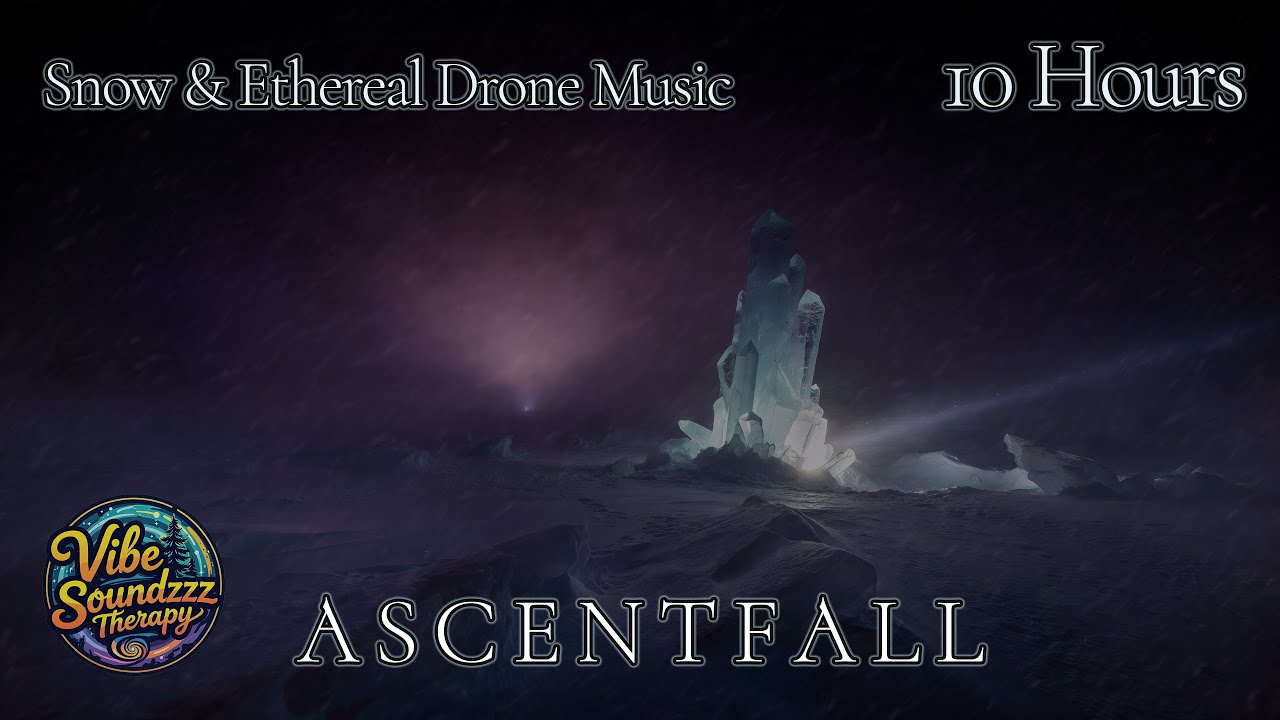 A S C E N T V E I L | Snow & Ethereal Drone Ambient Music for Sleep, Study & Reflection | 10 Hours