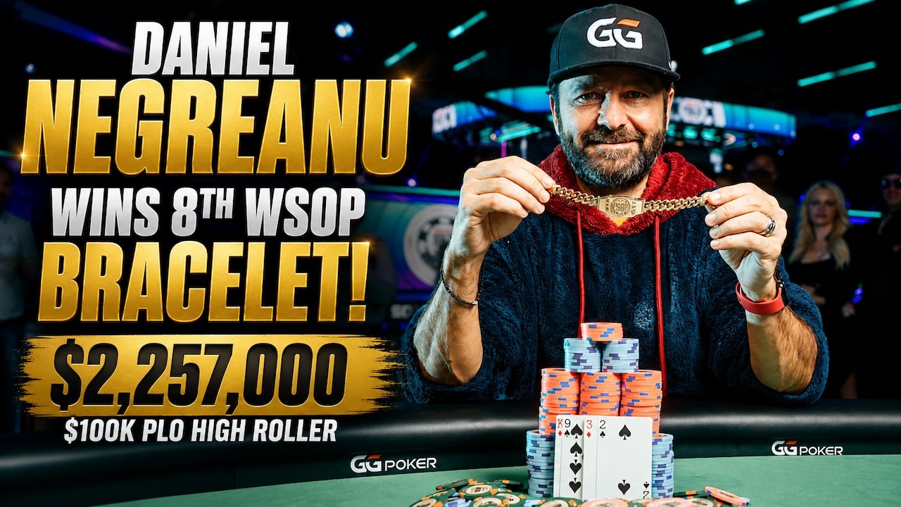 Daniel Negreanu Wins 8th WSOP Bracelet & $2,257,000