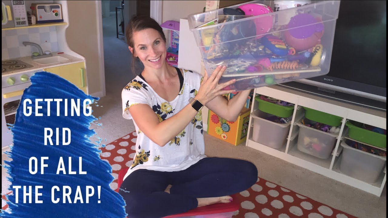 Extreme Declutter and Organize, Clean With Me- The Playroom! aka Dungeon