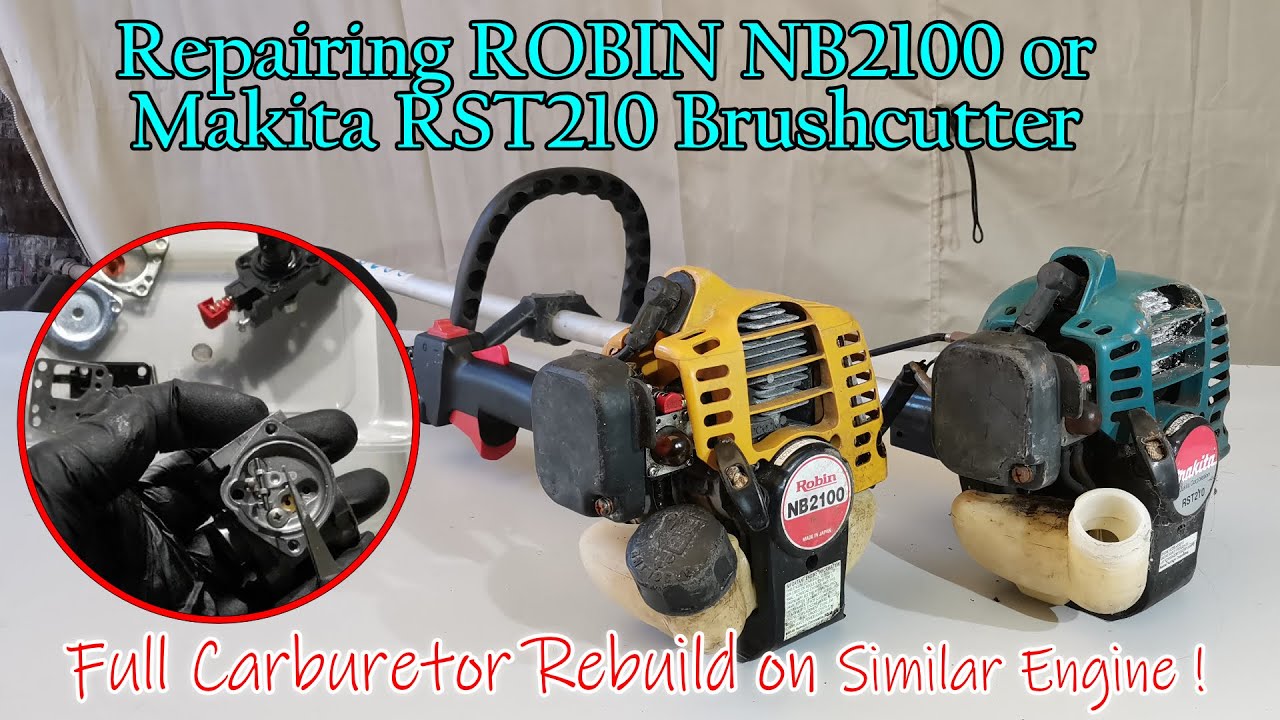 VTECH 69 - Repairing Robin NB2100 Similar To Makita RST210