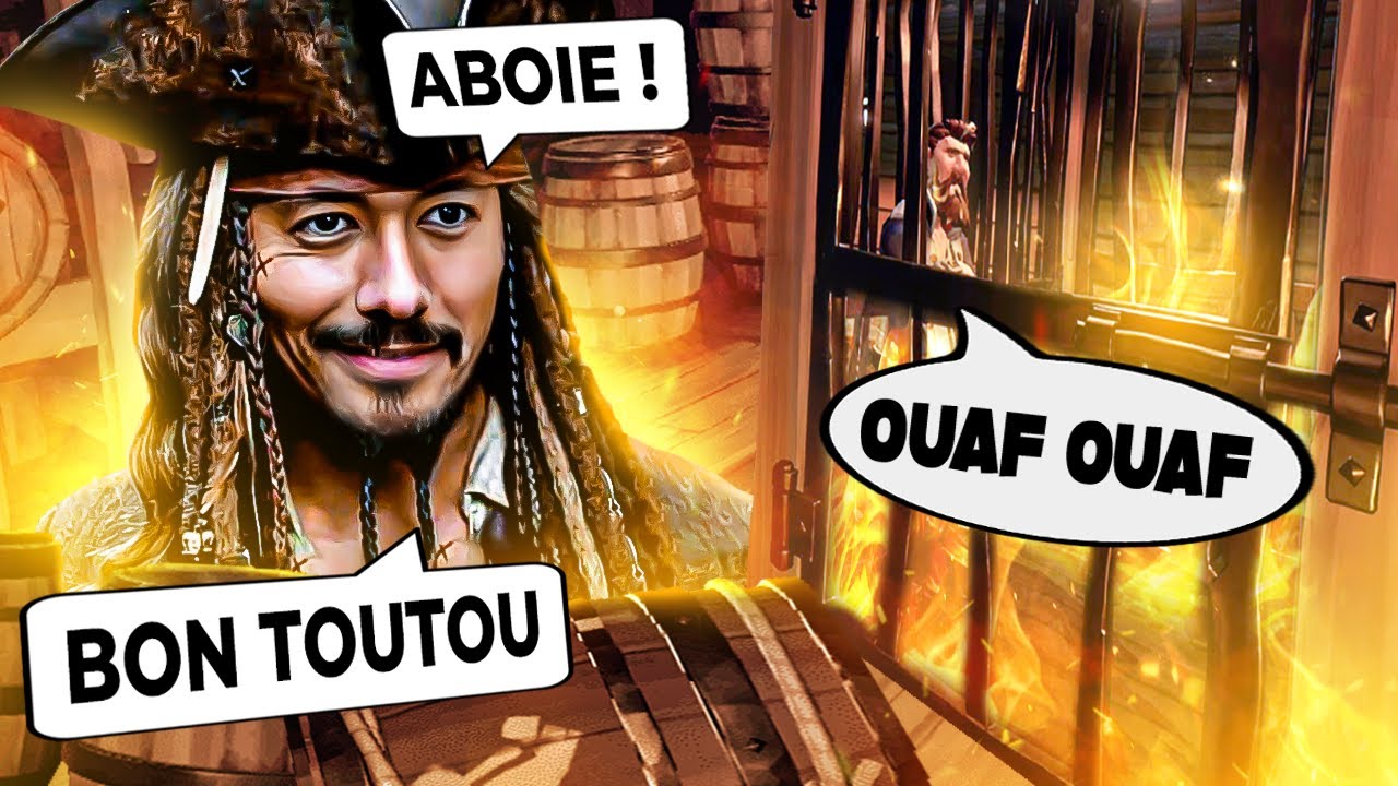 IL ABOIE POUR MOI ! 🤣🐶 (SEA OF THIEVES CHALLENGE)