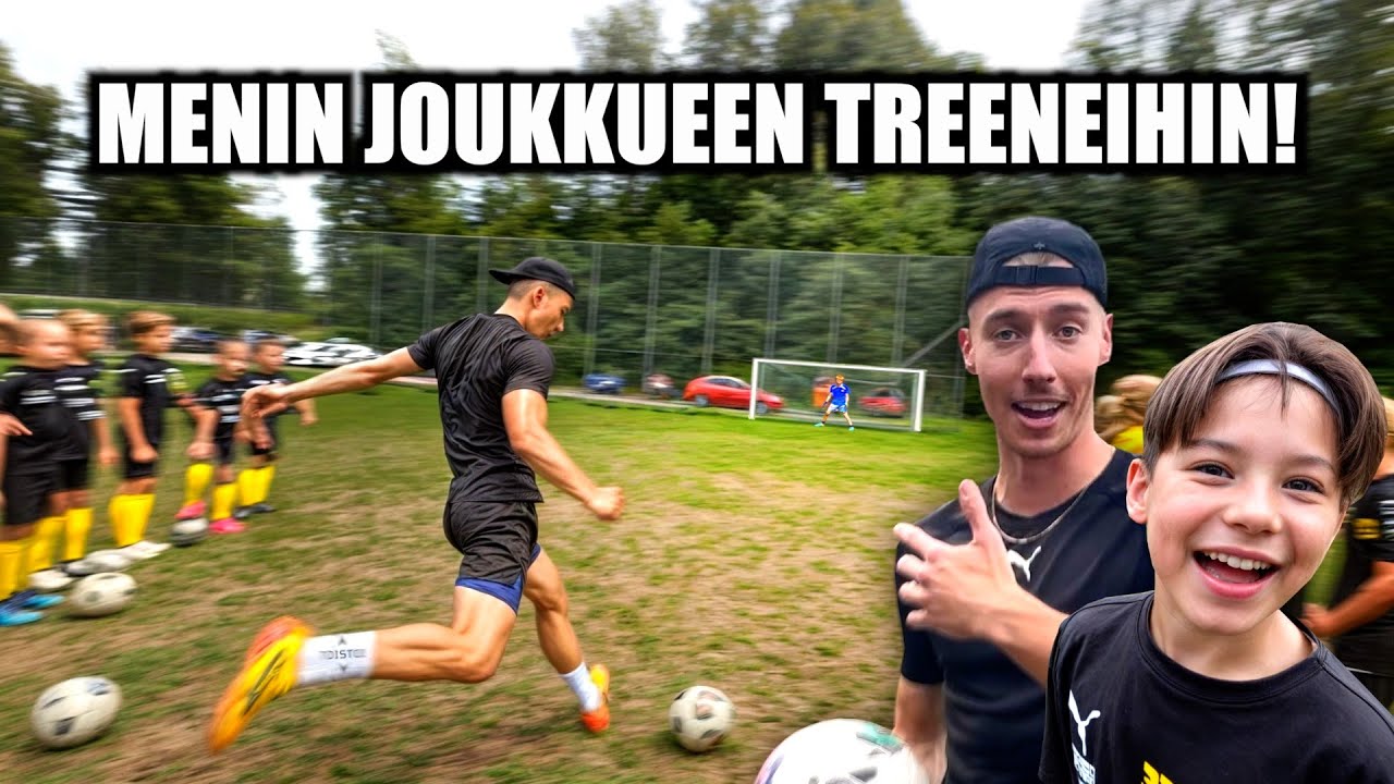 Menin joukkueen futistreeneihin!