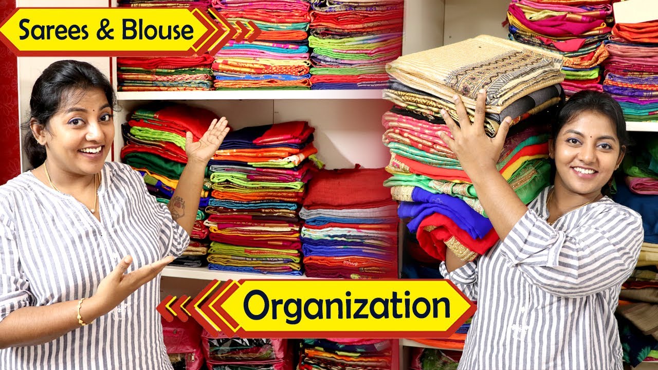 My Saree Wardrobe Organization & Tips | FUNCTION க்கு கிளம்பியாச்சு | How to Organize Sarees Tips