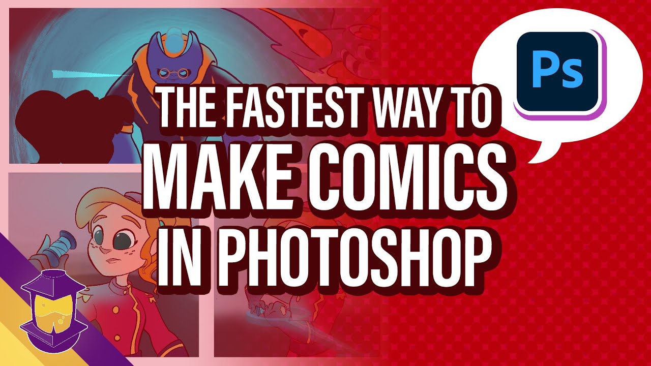 Самый быстрый процесс создания комиксов в Photoshop