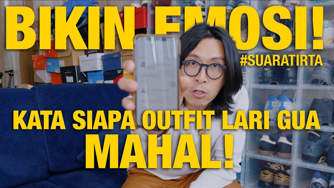 #suaratirta OLAHRAGA LARI MAHAL? JANGAN SOTOY!