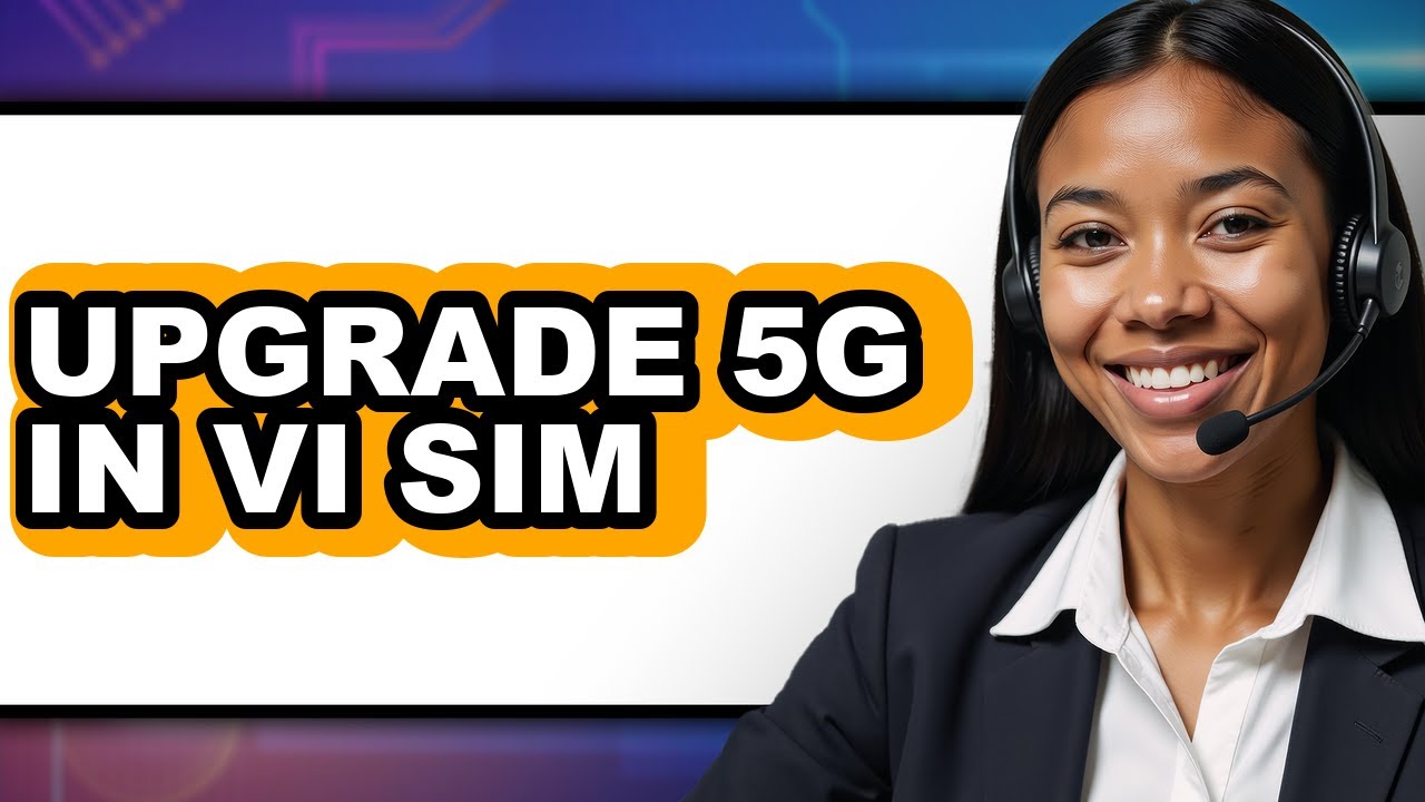 How to Upgrade 5g in Vi Sim (only Way)