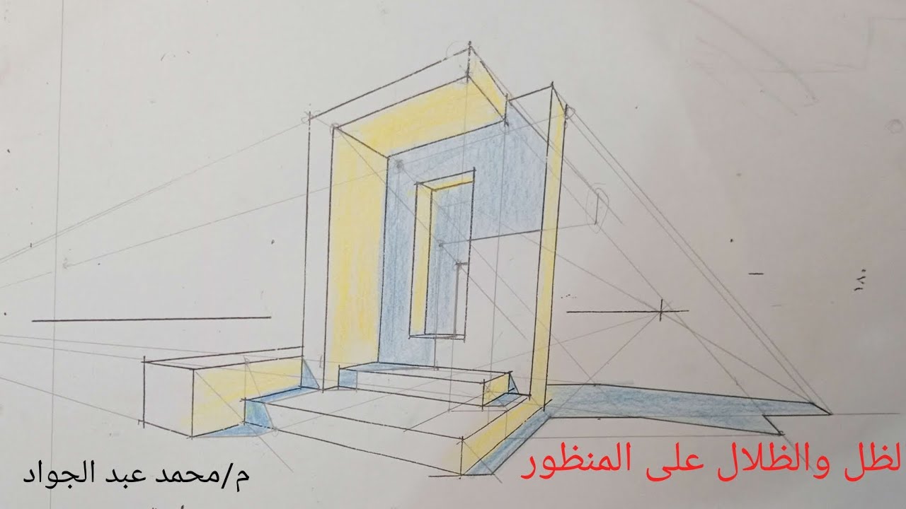 الظل على المنظور المحاضرة (05) م/محمد عبد الجواد