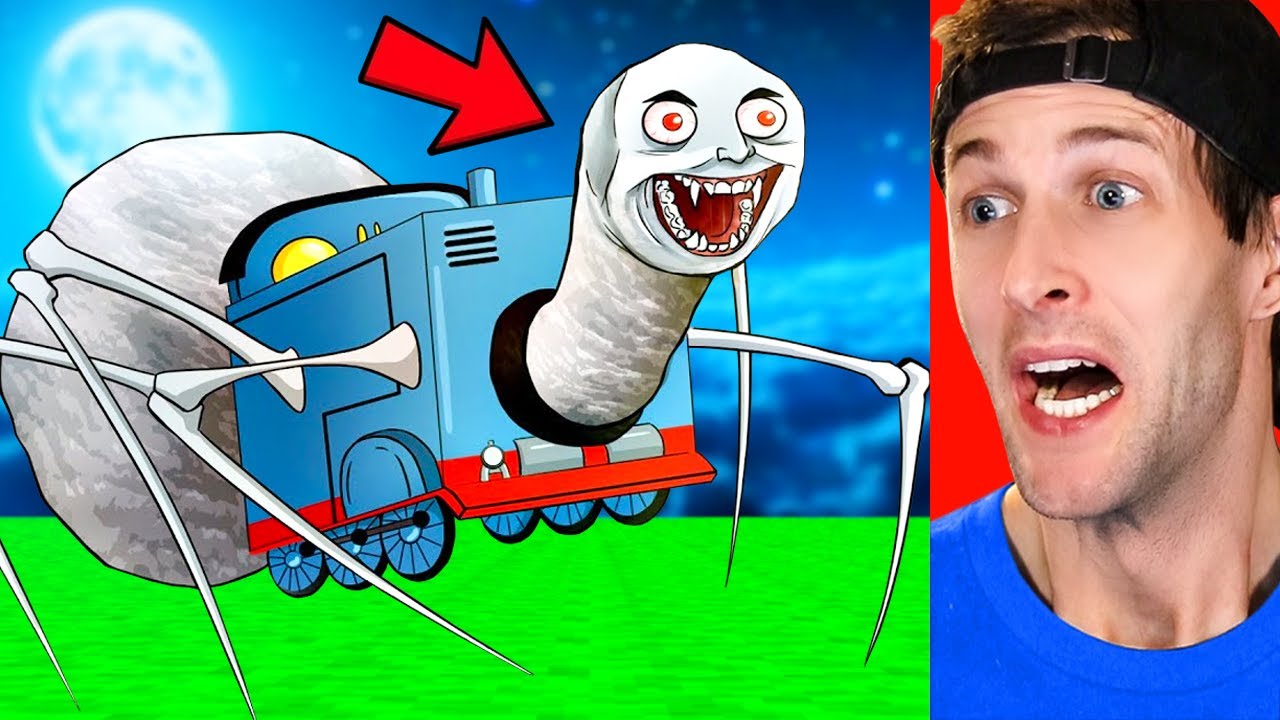 Реакция на СТРАШНЫЕ ВИДЕО С ПОЕЗДОМ ТОМАСА! (THOMAS.EXE)