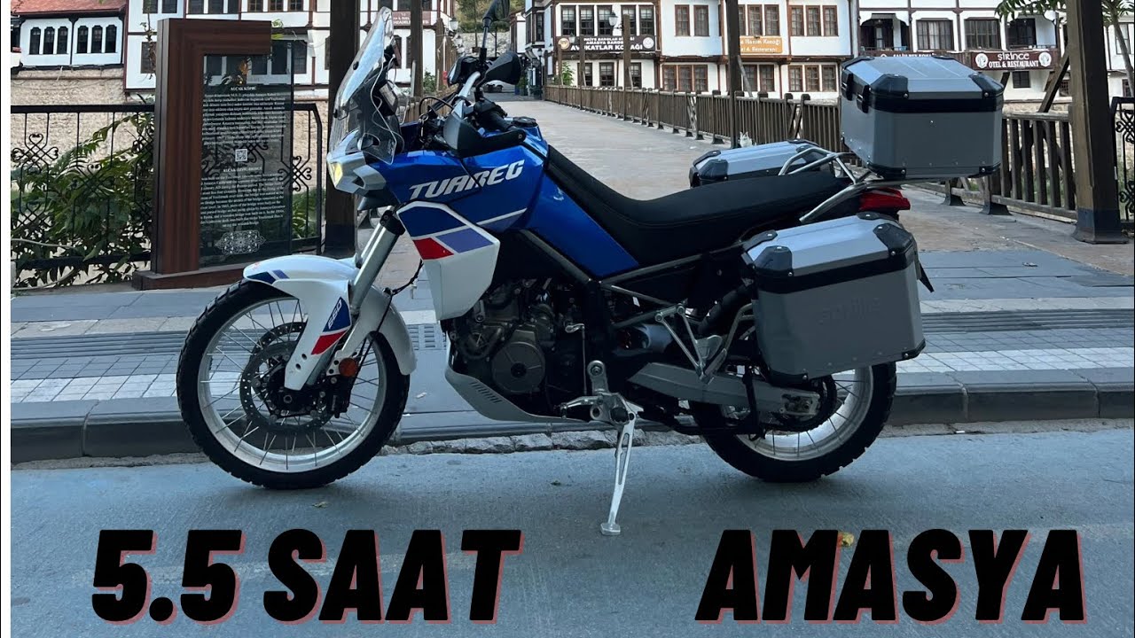 Amasya’yı çok sevdim- 650 km Aprilia Tuareg 660 🏔️ 🏍️