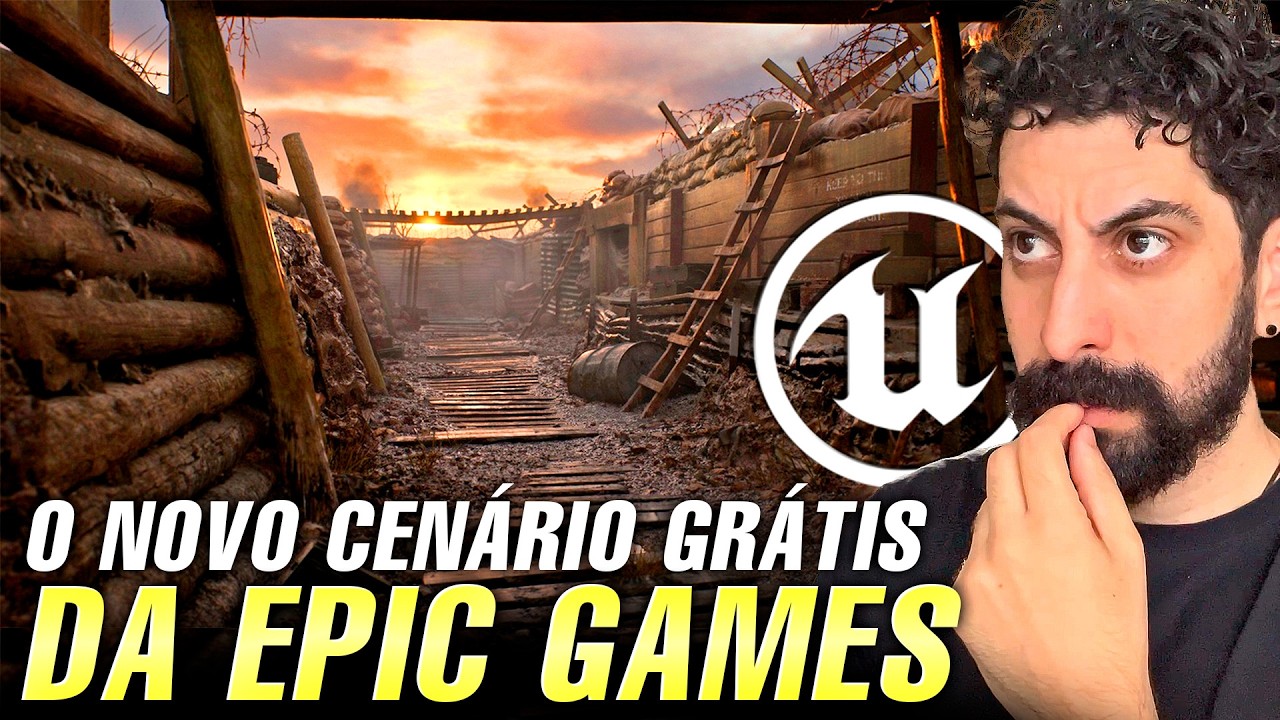 Esse NOVO CENÁRIO grátis da Epic Games me pegou de surpresa