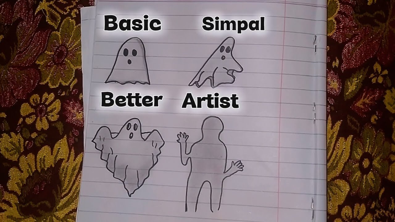 How to Draw a girl with bag 😱🤔 How to draw a Ghost 👻😱#shorts#viral#videos 