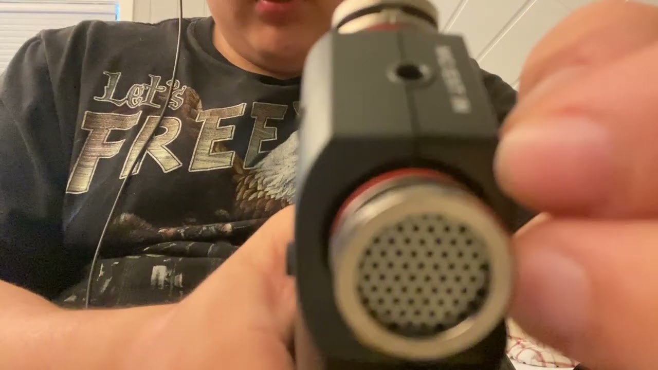 ASMR Tascam scratching and Touching