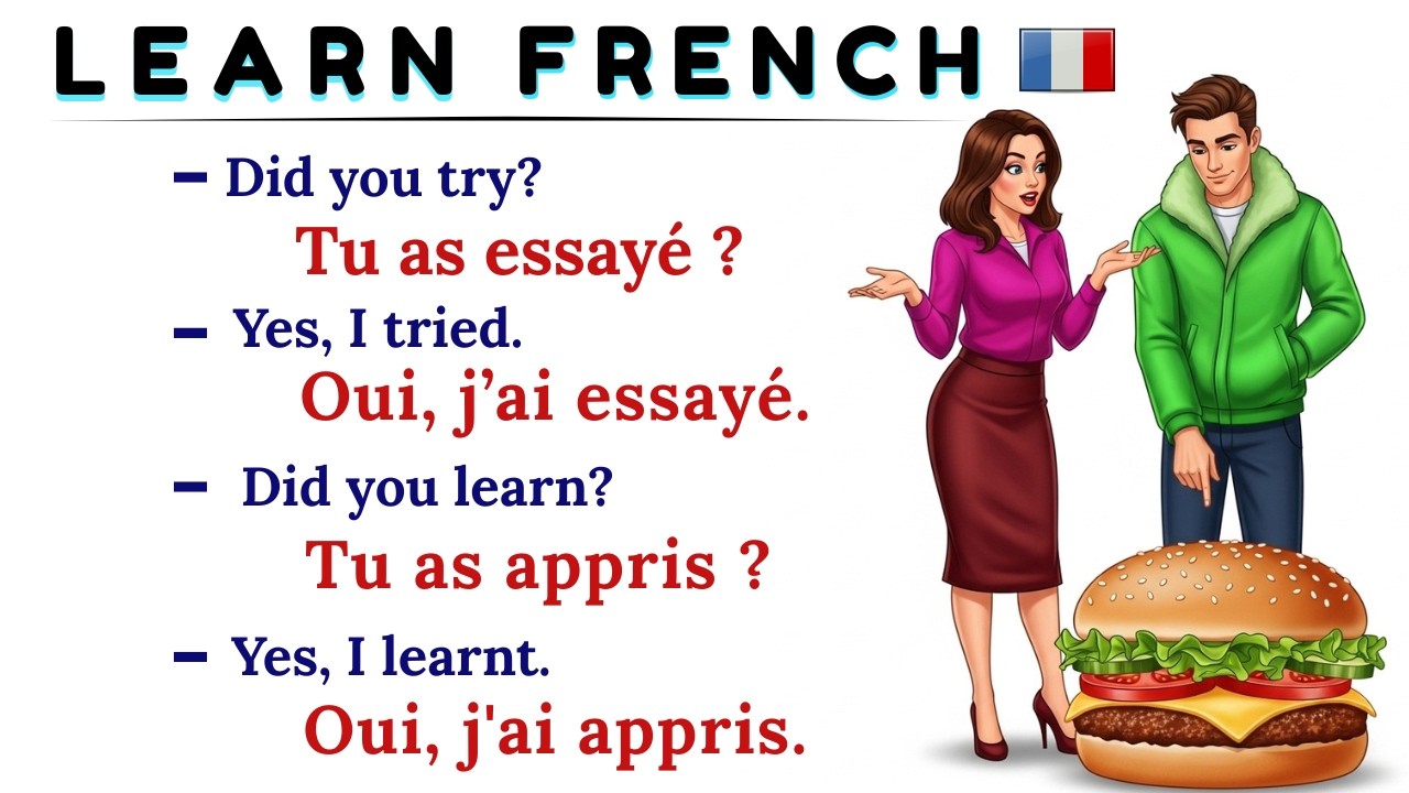 French Conversations Between (2) Two Friends | Learn French | Easy French |  Apprendre le fran&ccedil;ais