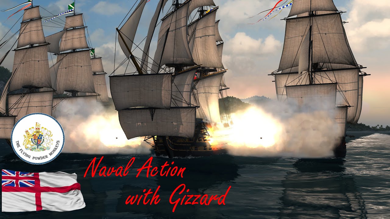 Naval Action - HMS Victory Vs Santi and L'ocean