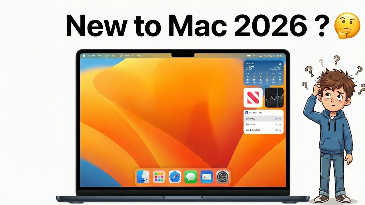 New to Mac 2026 : Mac tutor