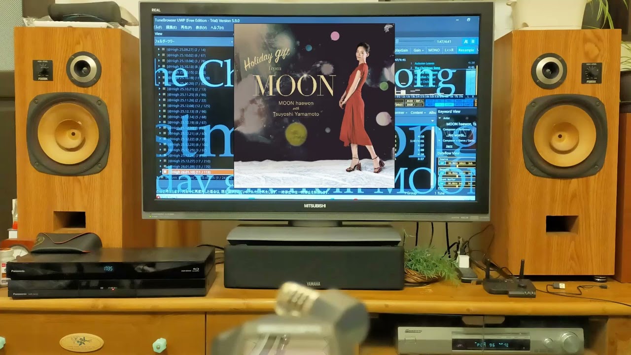 （FOSTEX 自作エンクロージャーの音です） MOON Heaven, Tuyoshi Yamamoto, Autumn Leaves 2SP (26.01.12録音)