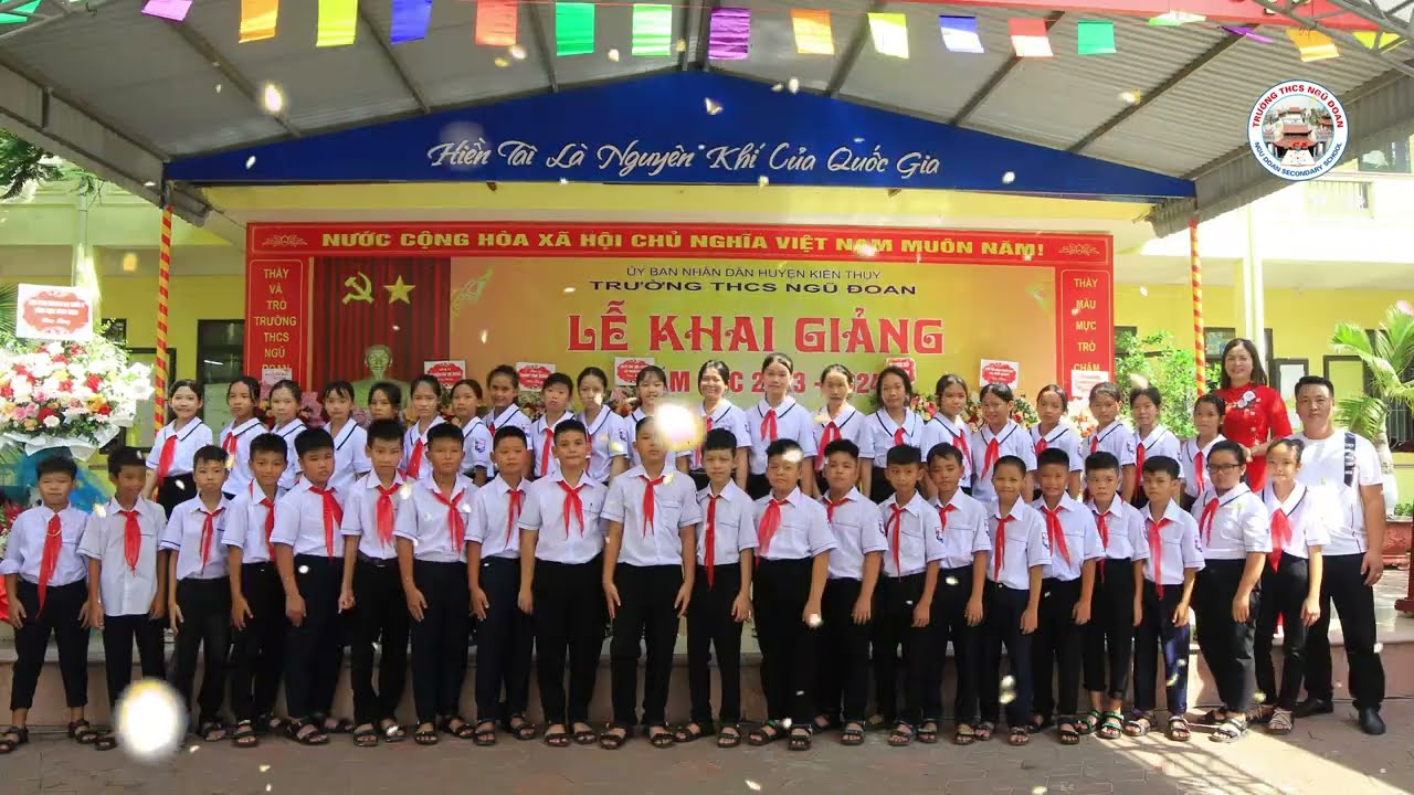 Lễ Khai giảng năm học 2023 - 2024 trường THCS Ngũ Đoan