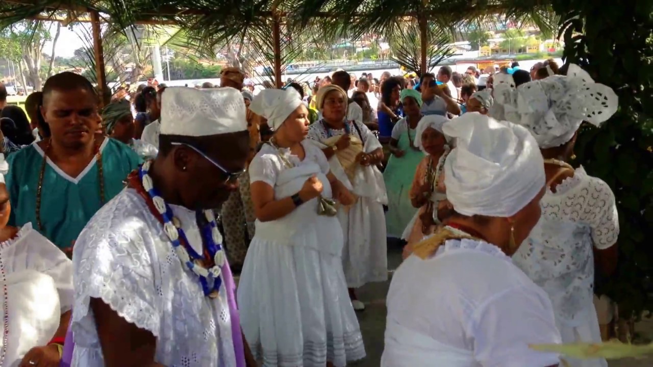 XIRÉ  homenaje a IEMANJÁ Festa Encontro das Aguas - Cachoeira. Bahía, Brasil
