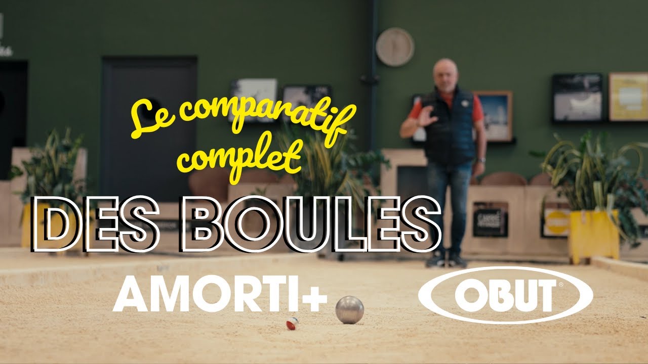 Amorti + Obut : Le comparatif complet des 3 modèles de boules de pétanque