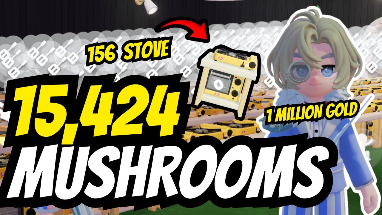 I Cooked 15,000+ Mushrooms and Got 1.14M Gold Heartopia (1.64M)!