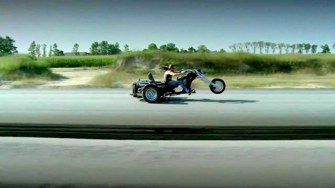 trike v8 two wheels  ride extreme