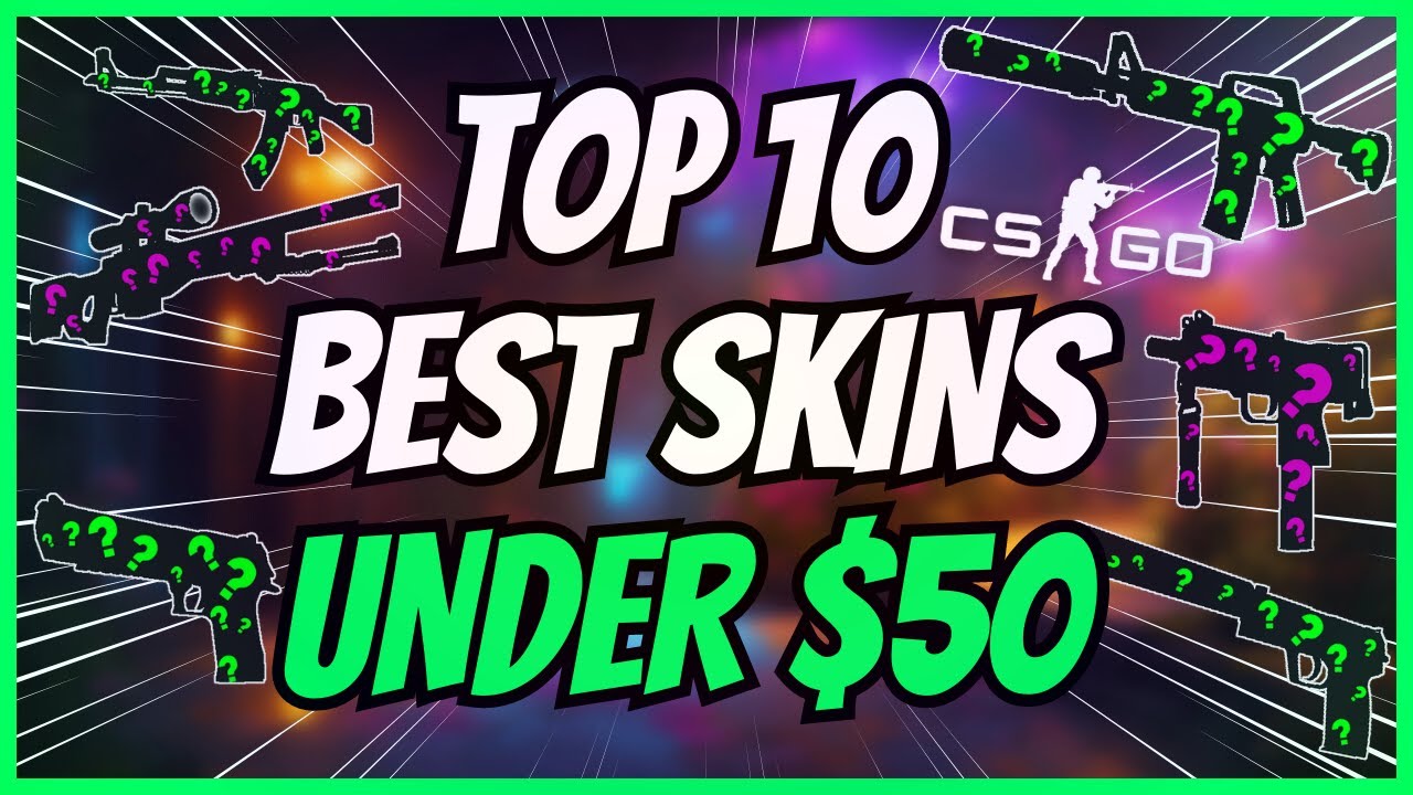 Top 10 BEST CSGO SKINS Under $50! - Insane CS2 Budget Skins (2023)