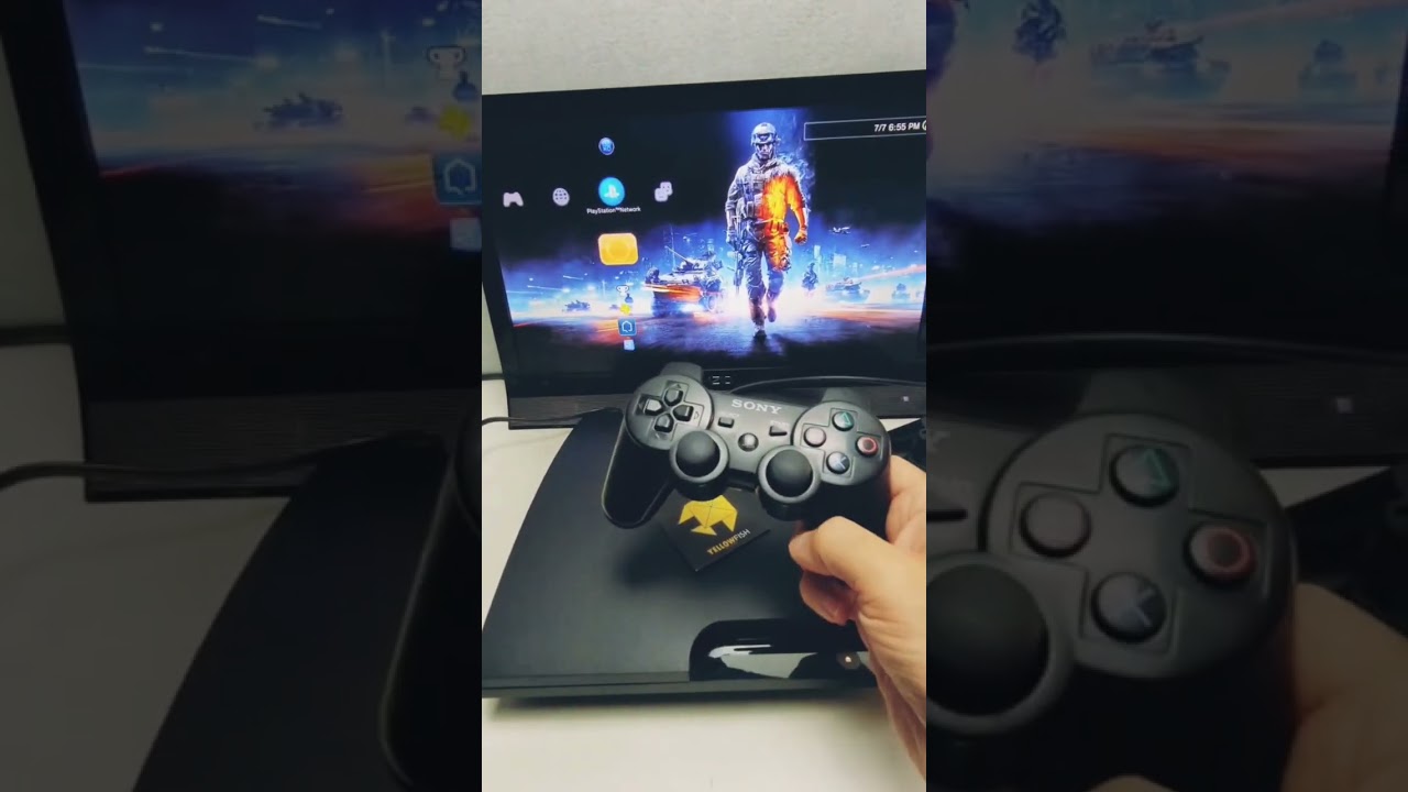 Sony PlayStation 3 PS3 Slim 120GB Console Controllers #test #ps3 #ps4 #ps5 #playstation #minecraft