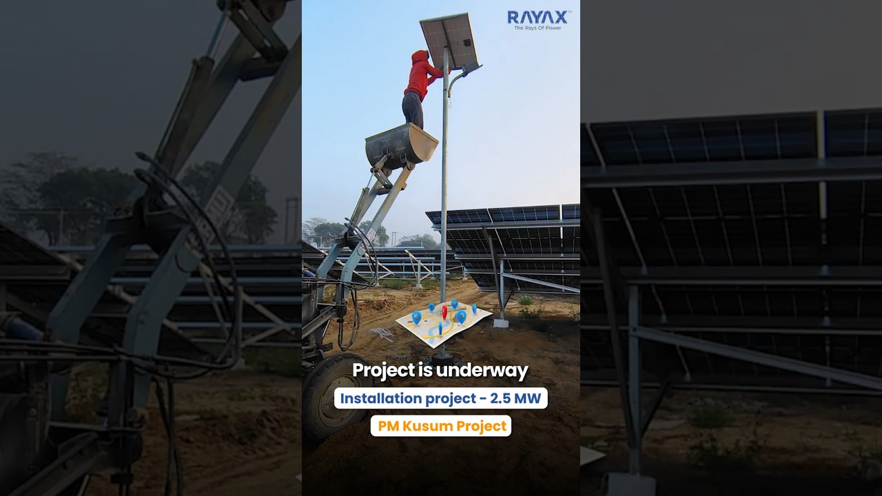 How a 2.5 MW Solar Plant Is Built on Ground | PM-KUSUM Project 