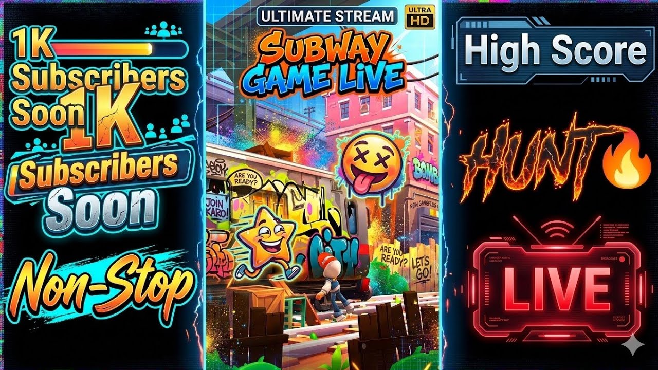 Maximum Carry  is live! Subway Live #shortlive #livevideo #ytlive #gameplaylive