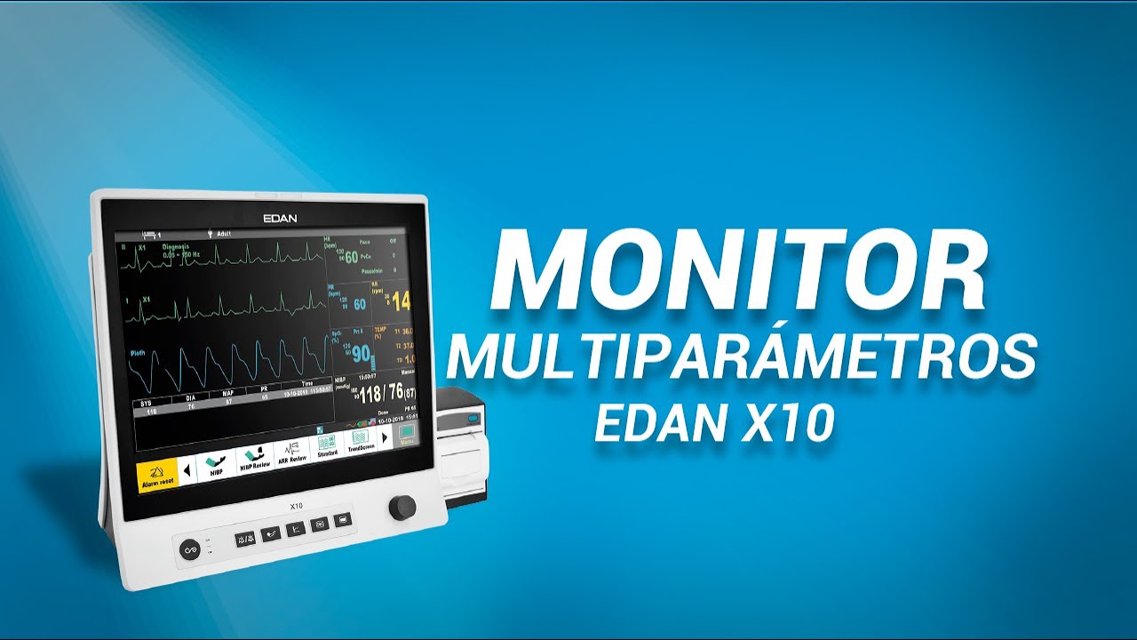 MONITOR MULTIPARÁMETROS EDAN X10 | KENDAL IMPORT