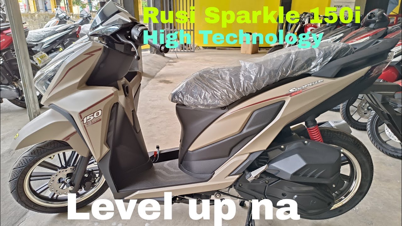 All New Rusi Sparkle 150i scooter motorcycle high technology @byahenifrank1015